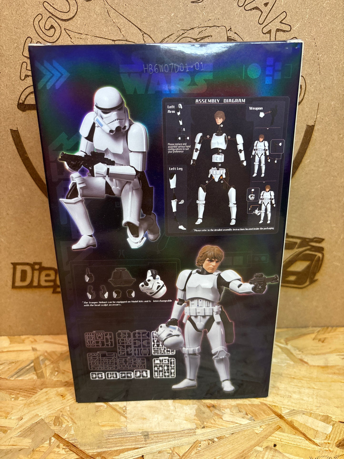 Blokees Star Wars Luke Skywalker Stormtrooper Disguise Version Champion Class – Cod. 75804 - dettaglio prodotto 3