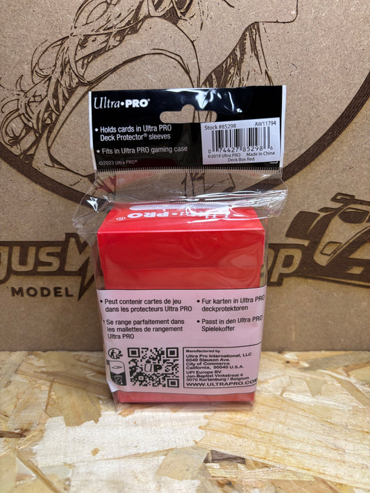 Deck Box rosso per Carte TCG – Porta Mazzo Rigido