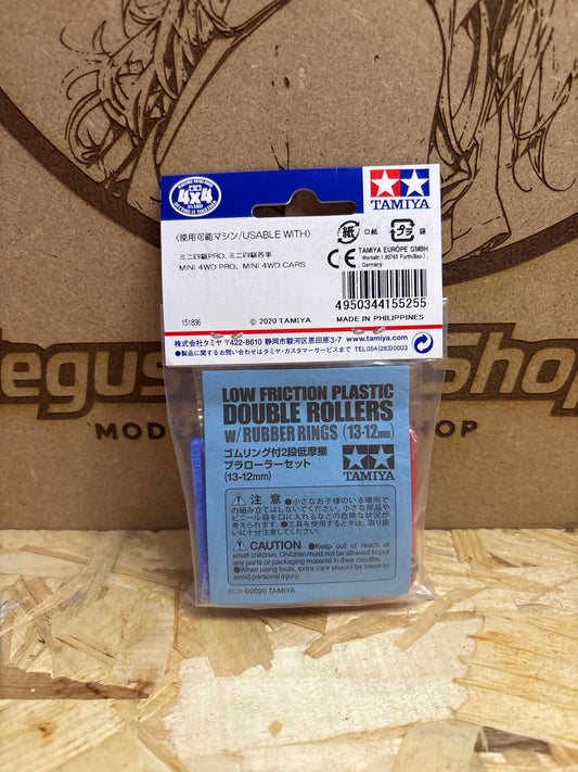 Tamiya Low Friction Plastic Double Rollers Set 13-12mm 15525 Mini 4WD