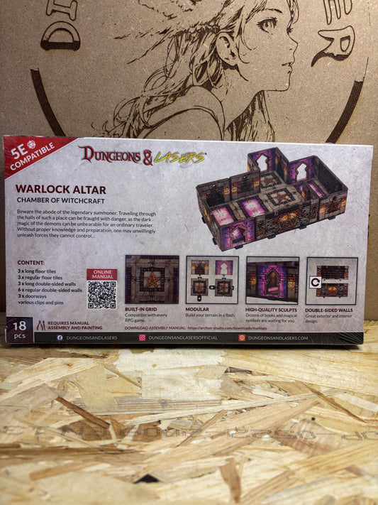 Dungeons & Lasers Warlock Altar Chamber of Witchcraft – Set Scenografia 5E cod 673734