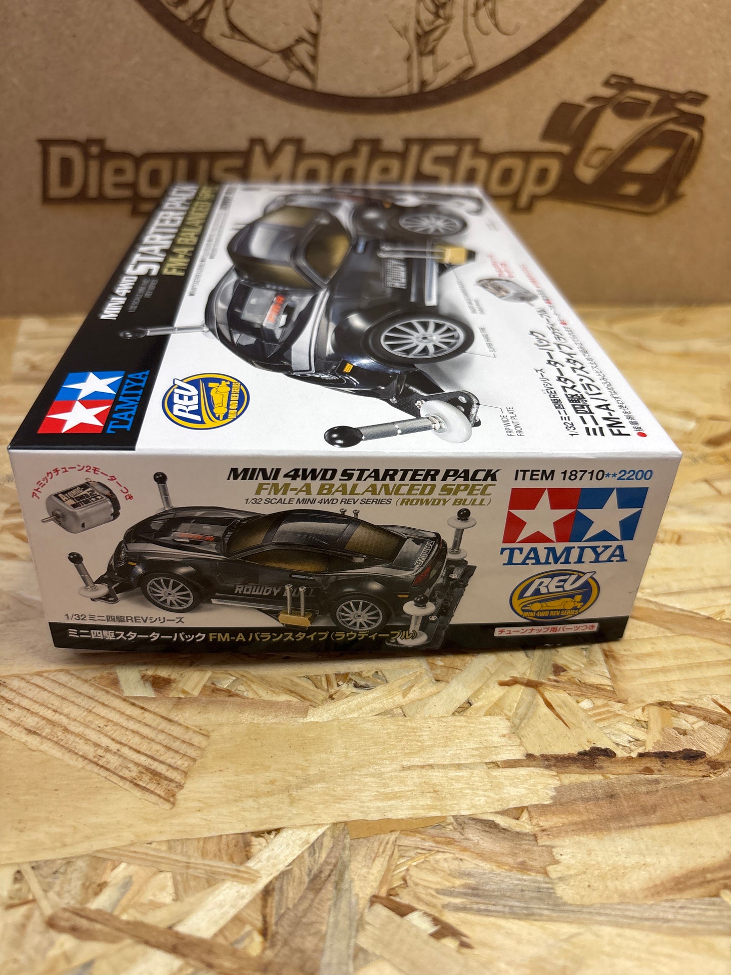 Tamiya Mini 4WD Starter Pack FM-A Balanced Spec Rowdy Bull – Cod. 18710