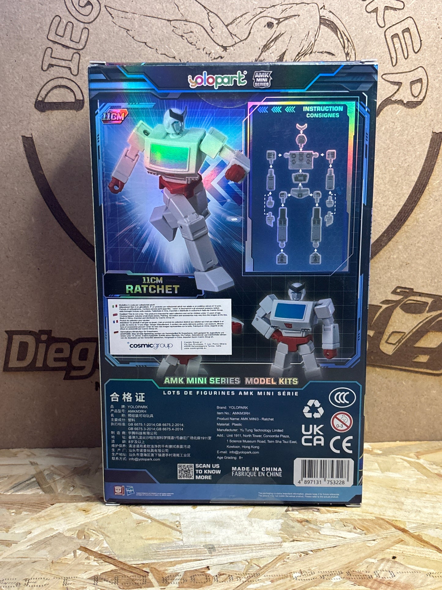 Yolopark Transformers AMK Mini Series Ratchet – Cod. Ratchet