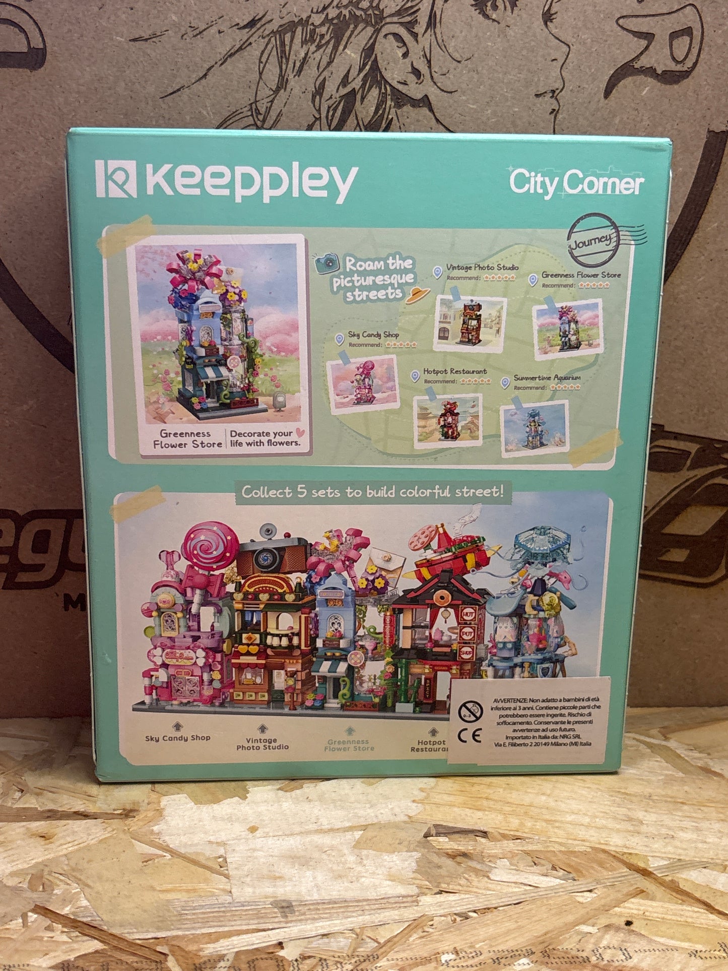 Keeppley City Corner Greenness Flower Store – Cod. K28016