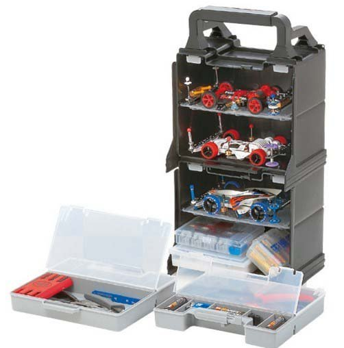 Tamiya Mini 4WD Portable Pit – Valigetta Porta Modelli e Accessori
