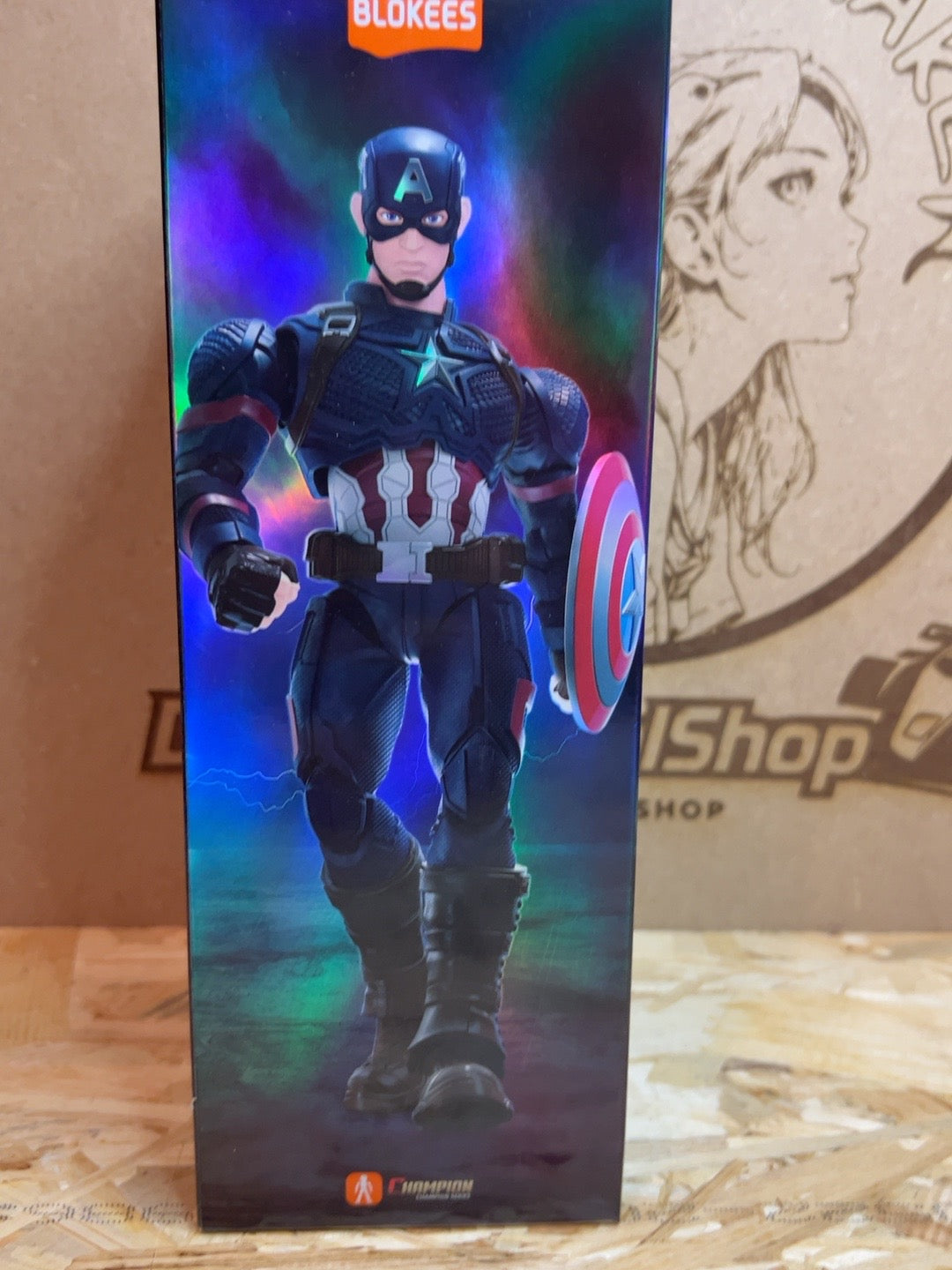 Blokees Captain America Champion Class 81115 - lato confezione