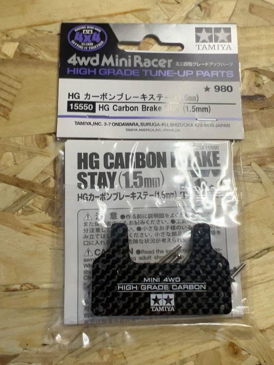 Tamiya 15550 – HG Carbon Brake Stay 1,5 mm Mini 4WD