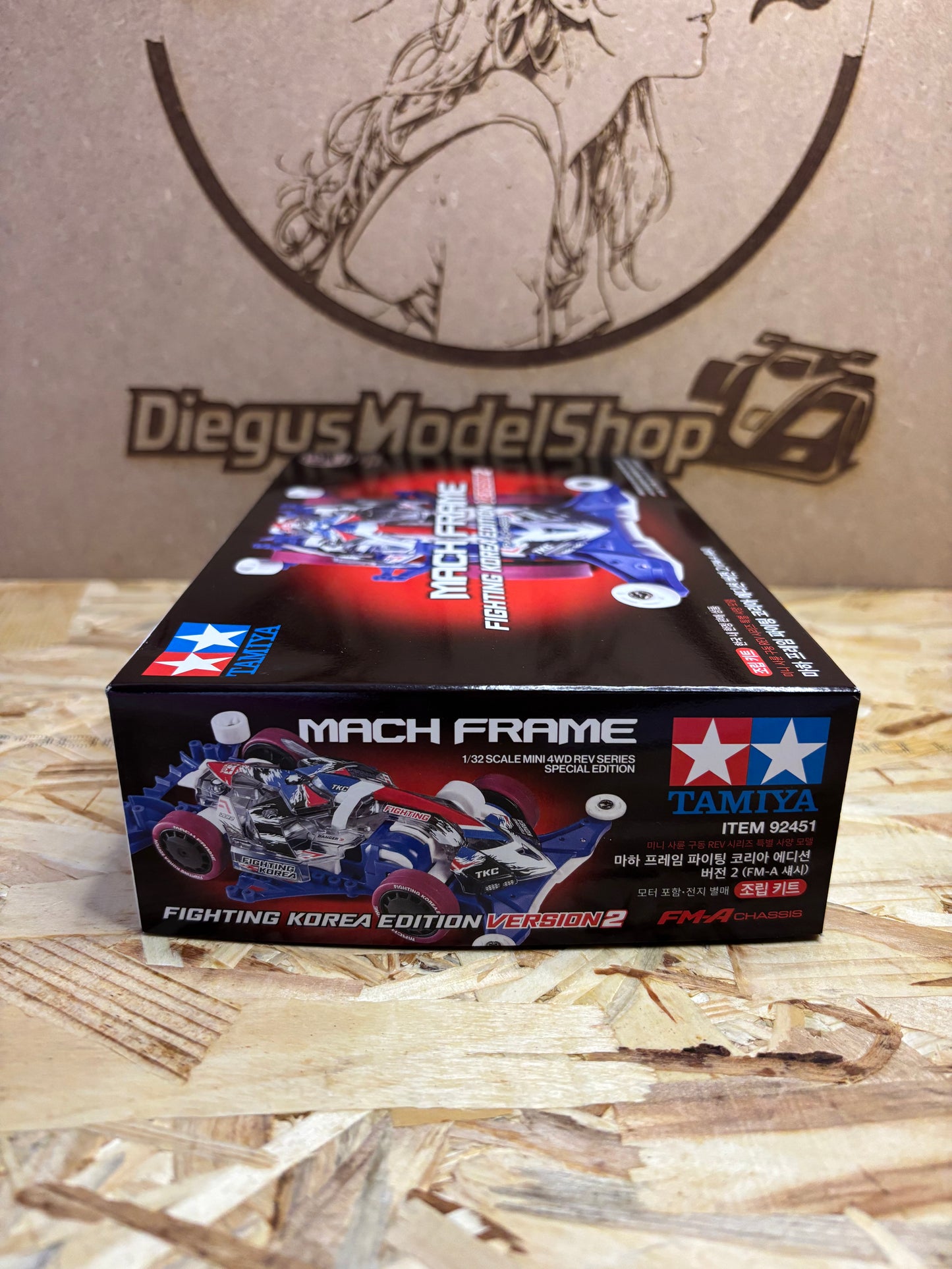 Tamiya Mach Frame – Fighting Korea Edition Version 2 – Mini 4WD PRO – MA Chassis 92451