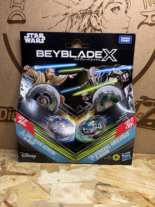 Beyblade X Star Wars Obi-Wan Kenobi & General Grievous BX-00 Set Takara Tomy 41626