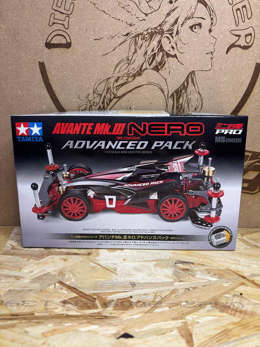 Tamiya Avante Mk.III Nero Advanced Pack MS Chassis Mini 4WD PRO 18662