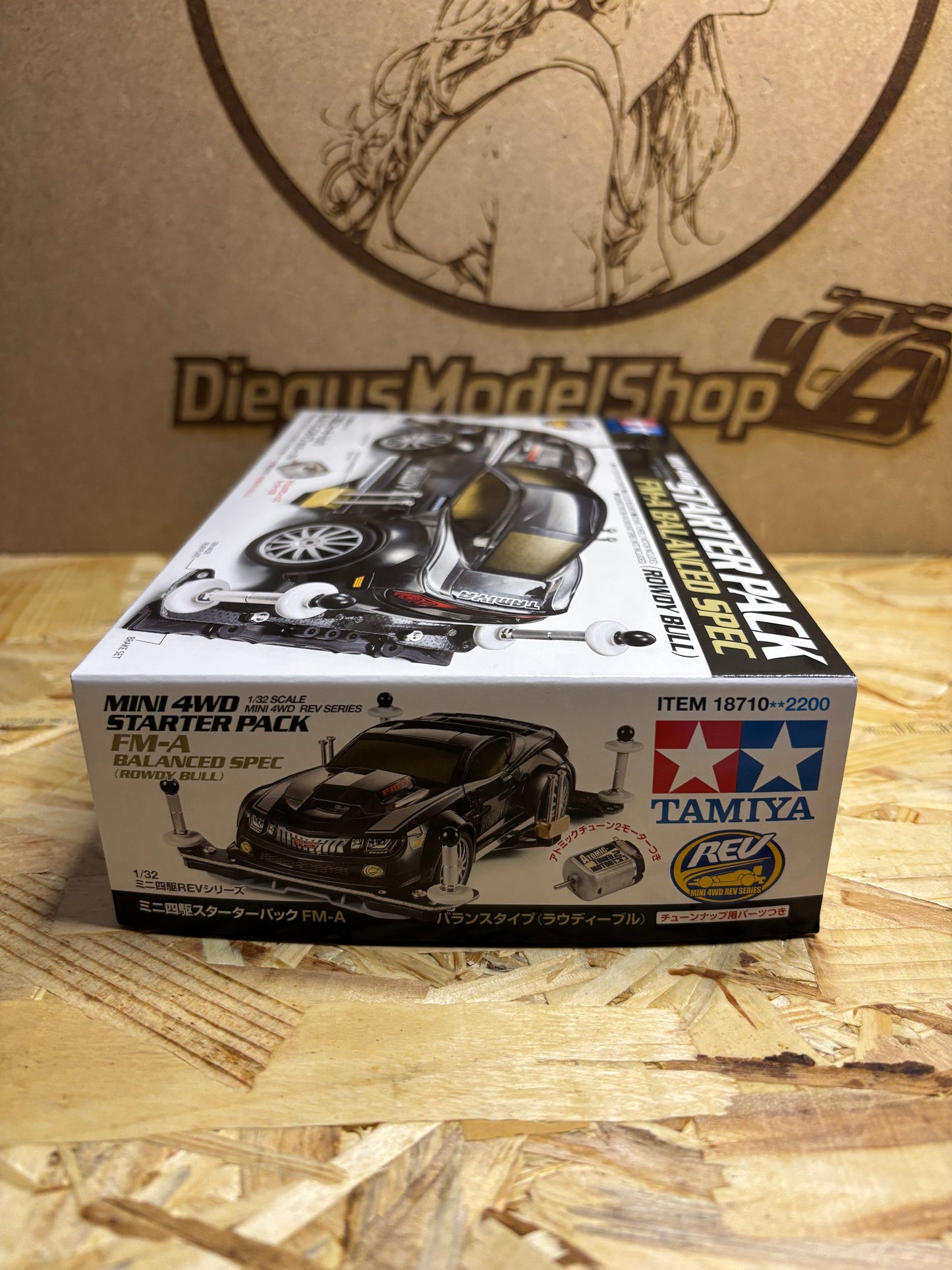 Tamiya Mini 4WD Starter Pack FM-A Balanced Spec (Rowdy Bull) TA18710