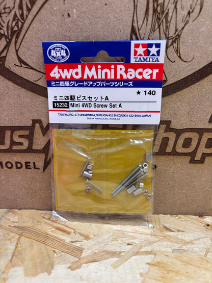 Tamiya 15232 Mini 4WD Screw Set A – Viti e Distanziali Upgrade