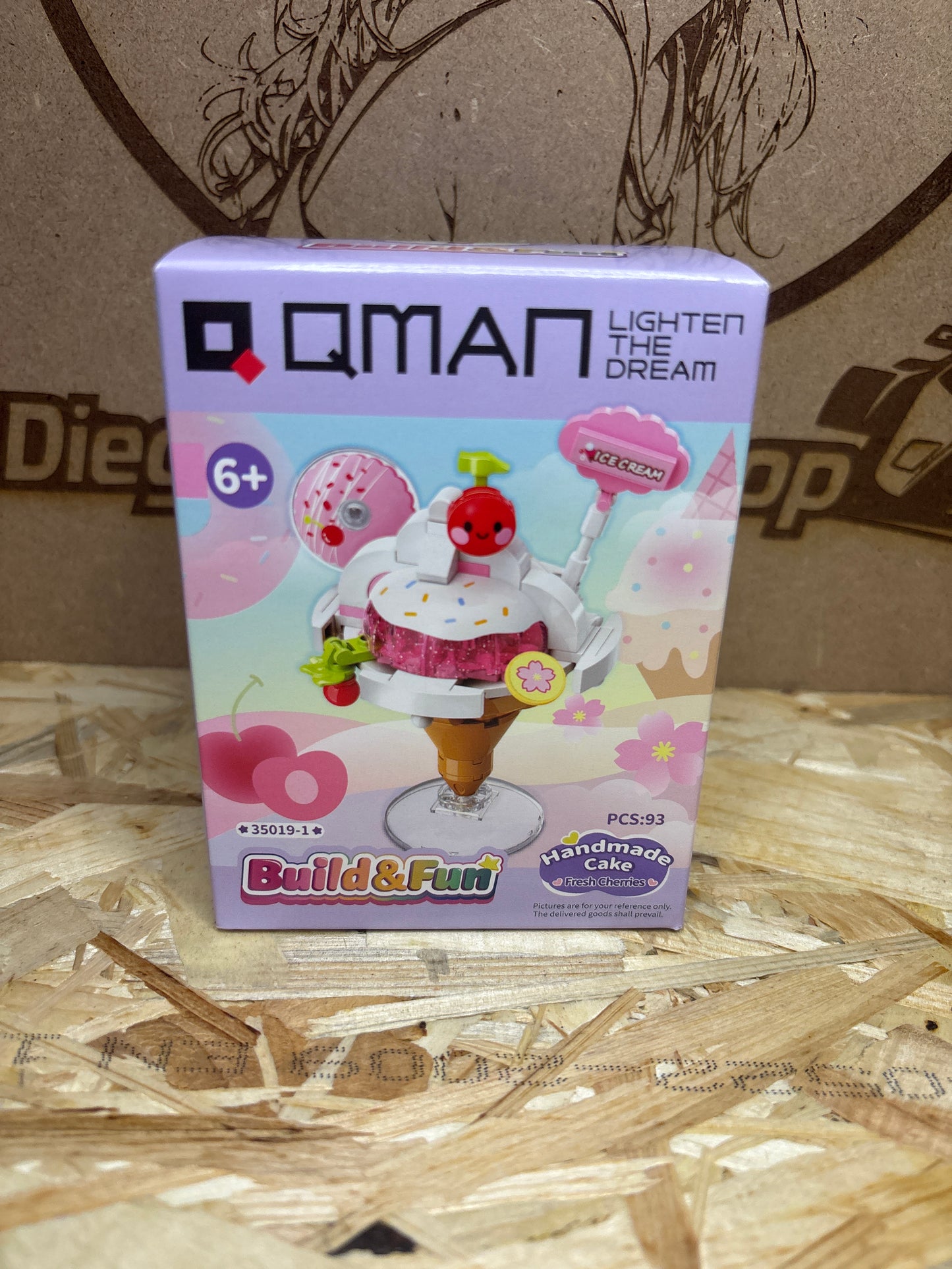 Qman Build & Fun Handmade Cake Fresh Cherries – Cod. 35019-1