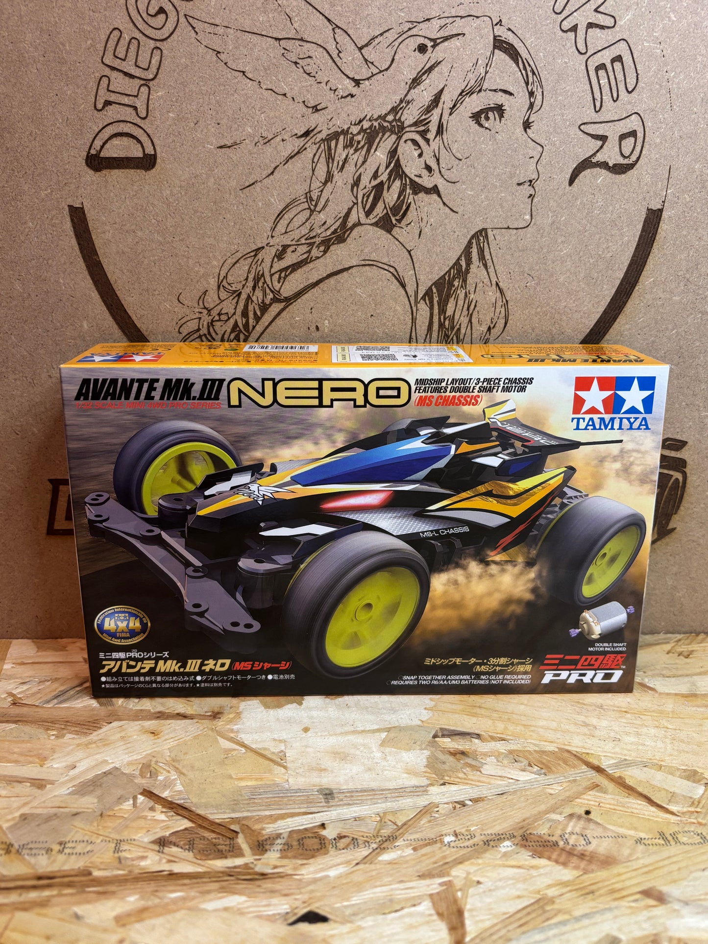Avante Mk.III Nero Mini 4WD PRO MS Chassis TA18627