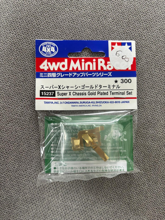 Tamiya 15237 – Gold Plated Terminal Set per Telaio Super X