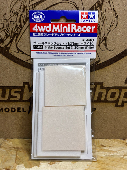 Tamiya Brake Sponge Set 1.3mm White – Mini 4WD TA 15492