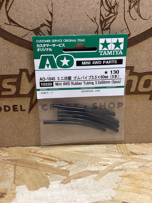Tamiya Mini 4WD Rubber Tubing 3.5x60mm (5pcs.) – Cod. 10320 - immagine prodotto
