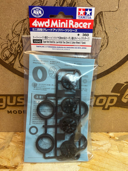 Super Hard Large Diameter Low Profile Tires Mini 4WD Tamiya 15542