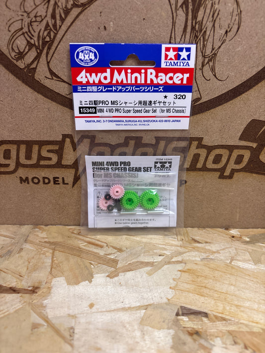 Tamiya Mini 4WD PRO Super Speed Gear Set MS Chassis – Cod. 15349 - immagine prodotto