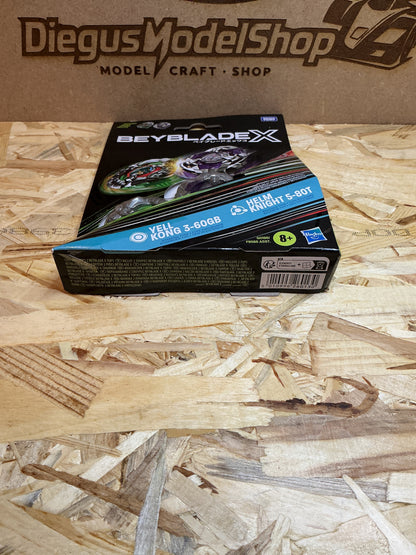 Beyblade X Set 2 Trottoline Keel Shark 5-60GF Knight Shield 5-80T Takara Tomy