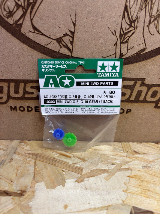 Tamiya Mini 4WD Gear Set G6 G10 AO-1032 10303