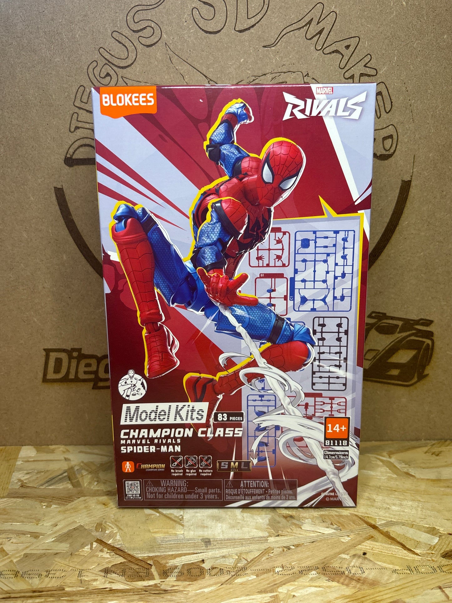 Blokees Marvel Rivals Spider-Man Champion Class – Cod. 81118