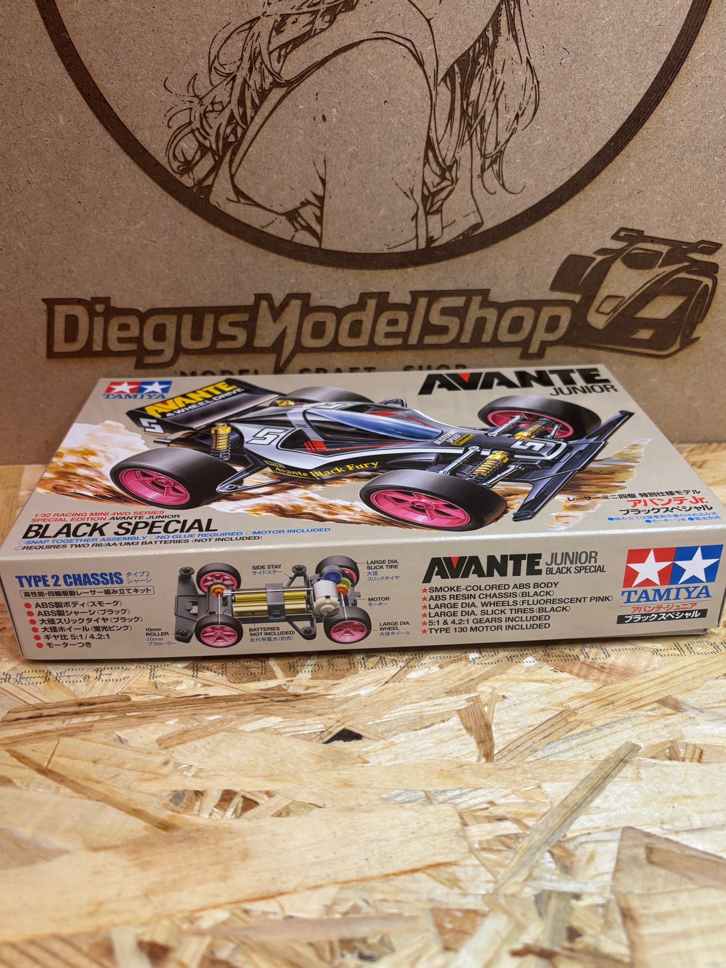 Avante Junior Black Special Mini 4WD TA95501