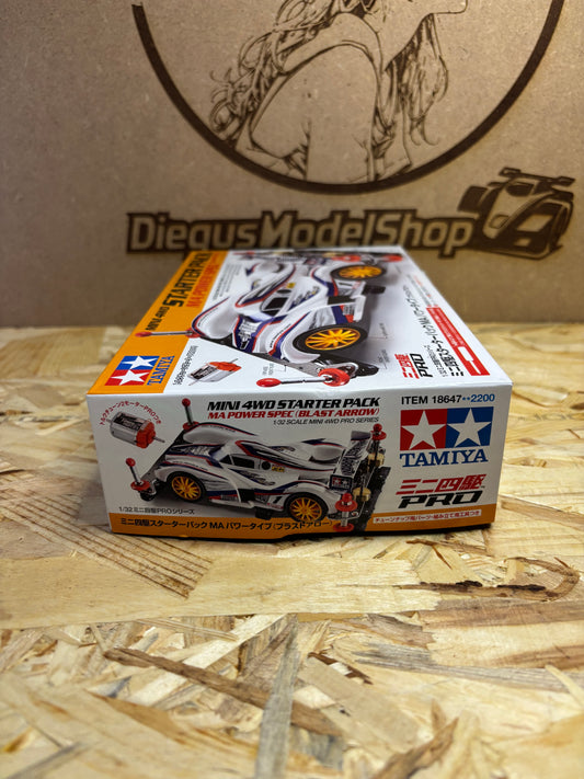 Tamiya Mini 4WD Starter Pack MA Power Spec – Blast Arrow – MA Chassis 18647