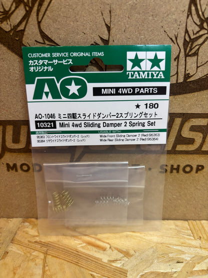 Tamiya AO-1046 Mini 4WD Sliding Damper 2 Spring Set 10321