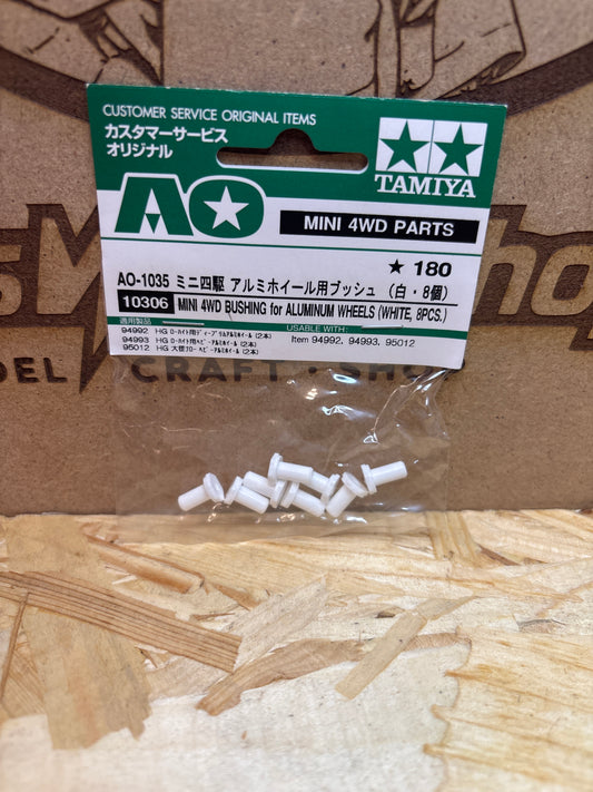 Titolo Shopify  Mini 4WD Bushing for Aluminum Wheels (White / 8pcs.) 10306