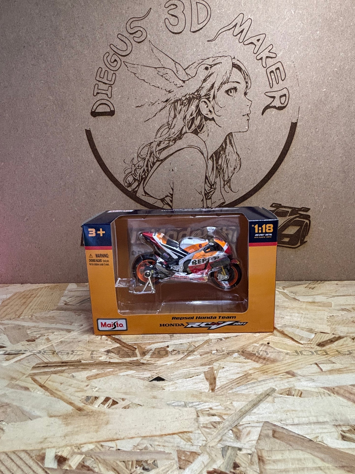 Honda RC213V Repsol Honda Team 2021 – Scala 1:18 – Maisto