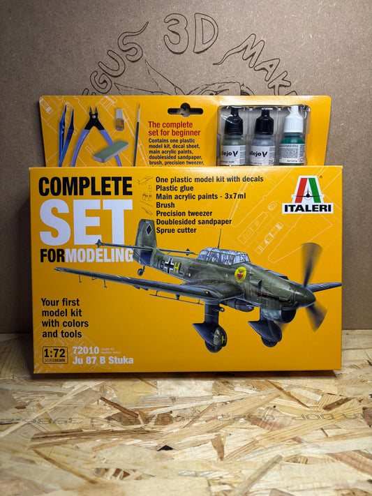 Italeri Complete Set for Modeling – Ju 87 B Stuka – Scala 1:72 72010