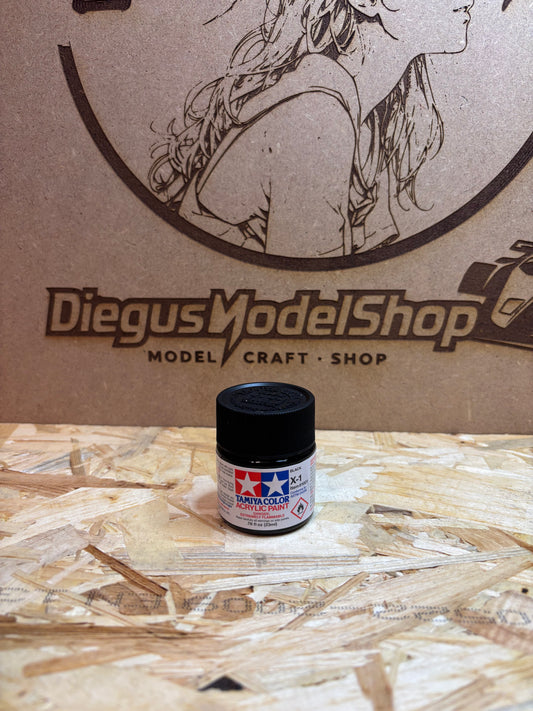 Tamiya Color X-1 Black – Acrilico Lucido X 1 - 23ml