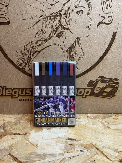 Gundam Marker Advanced Set – Set Pennarelli Colori Gunpla Modellismo