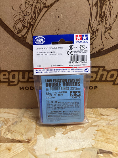 Tamiya Low Friction Plastic Double Rollers Set 13-12mm 15525 Mini 4WD