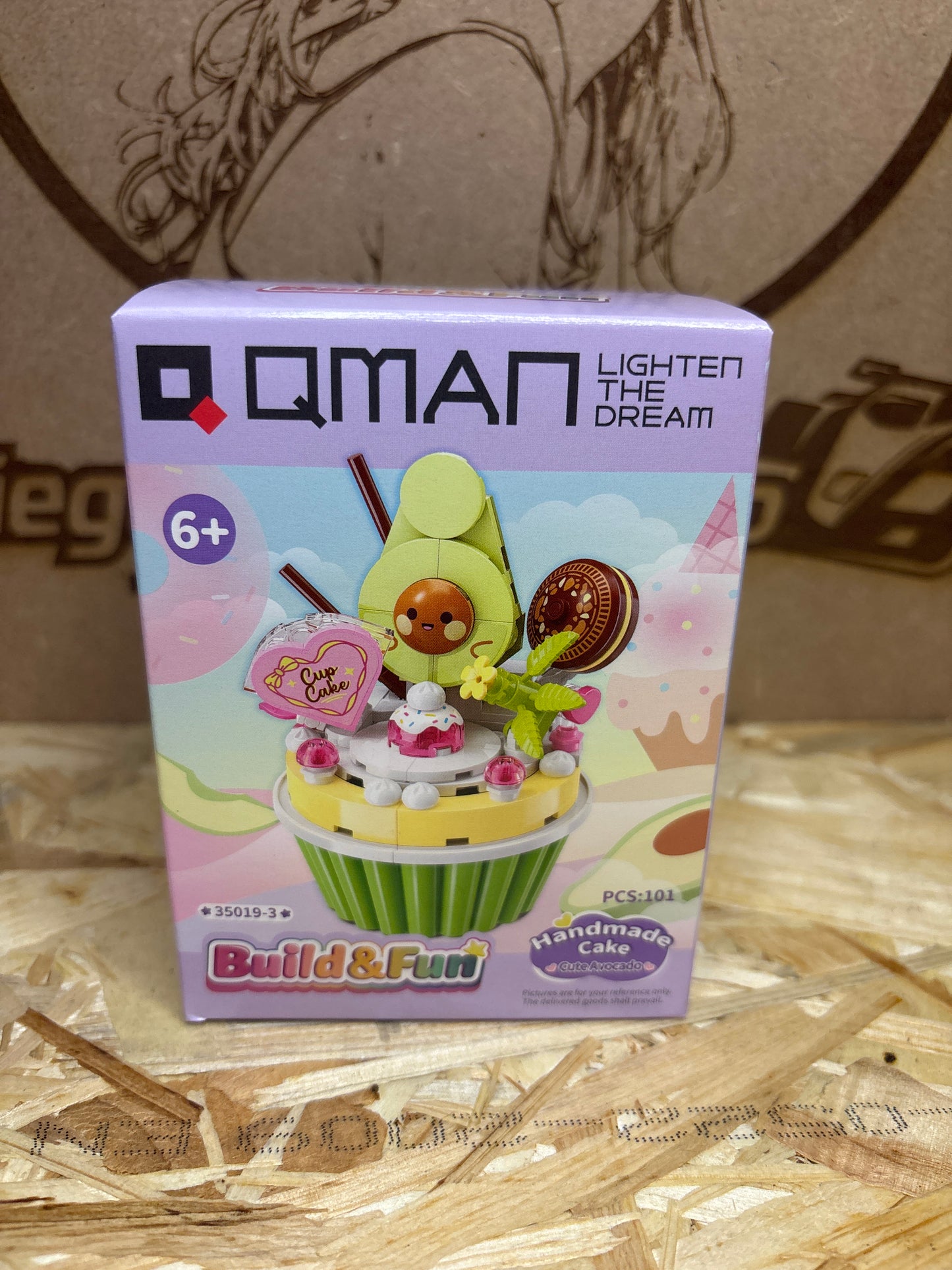 Qman Build & Fun Handmade Cake Cute Avocado – Cod. 35019-3