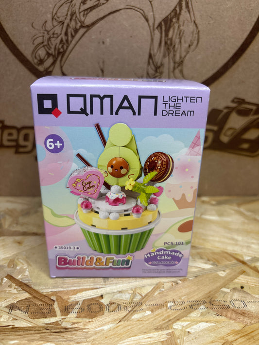 Qman Build & Fun Handmade Cake Cute Avocado – Cod. 35019-3