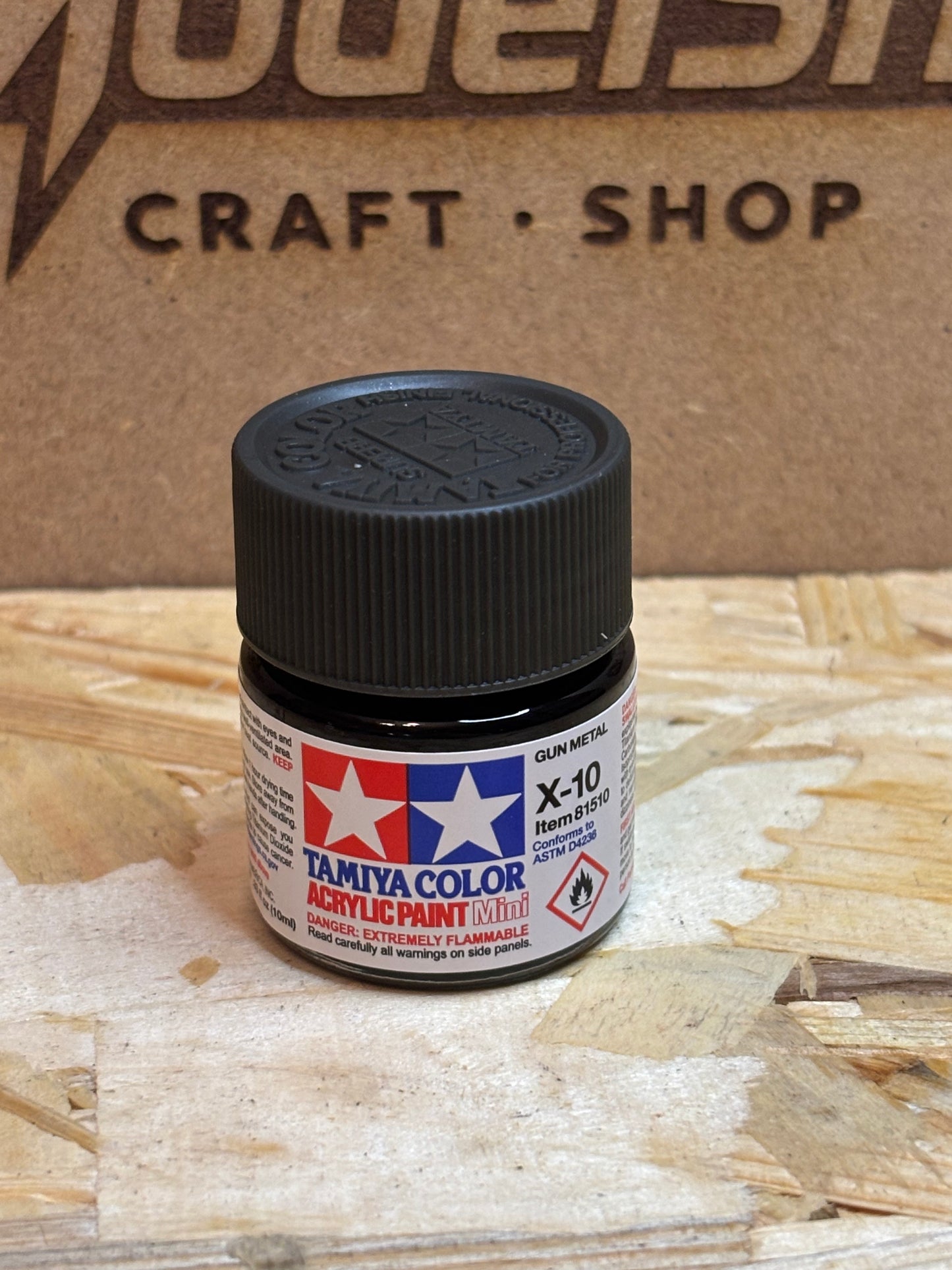 Tamiya Color Acrylic Paint X-10 Gun Metal – 10ml
