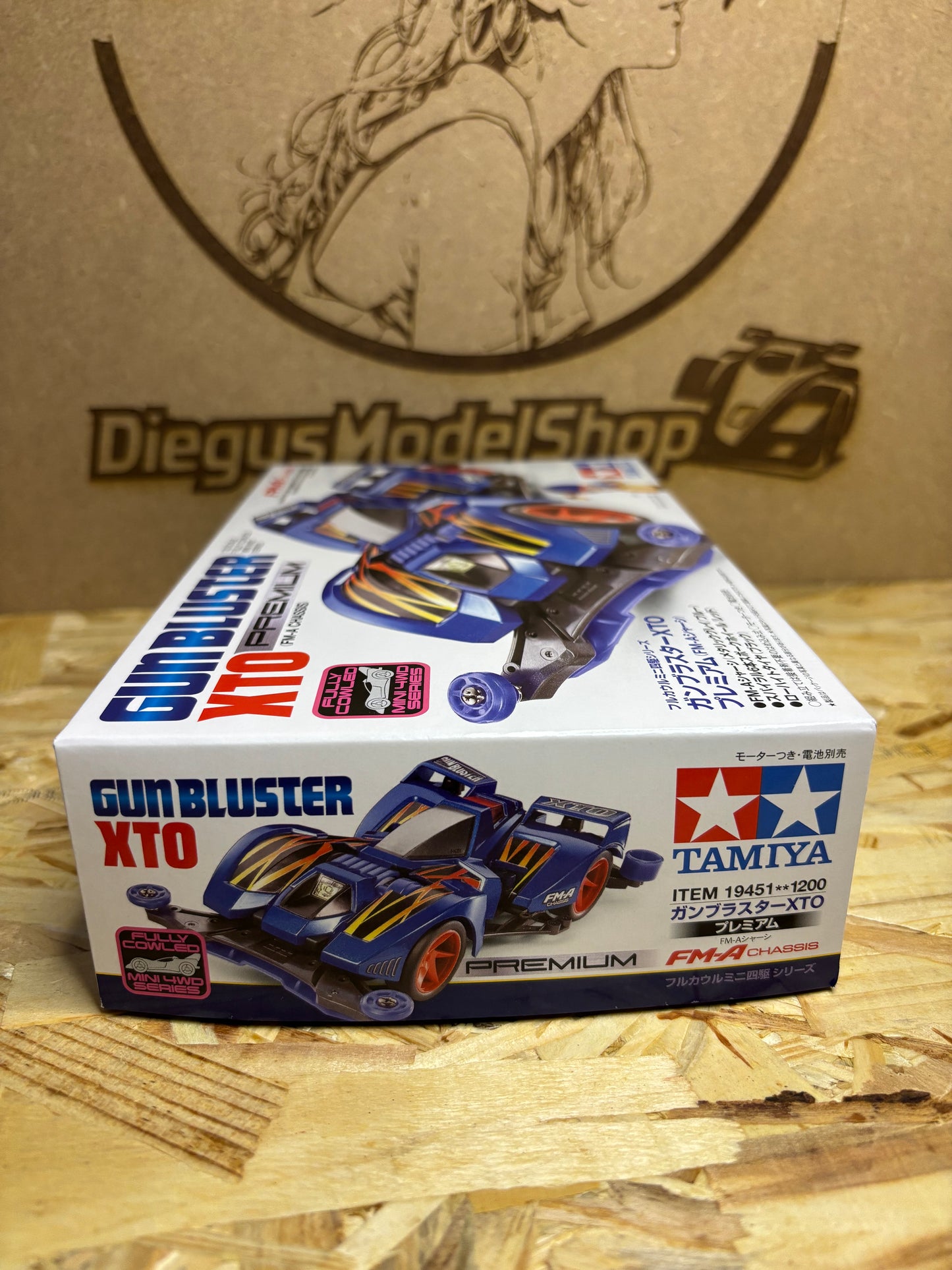 Tamiya Gun Bluster XTO Premium FM-A – Mini 4WD – Nuovo TA19451