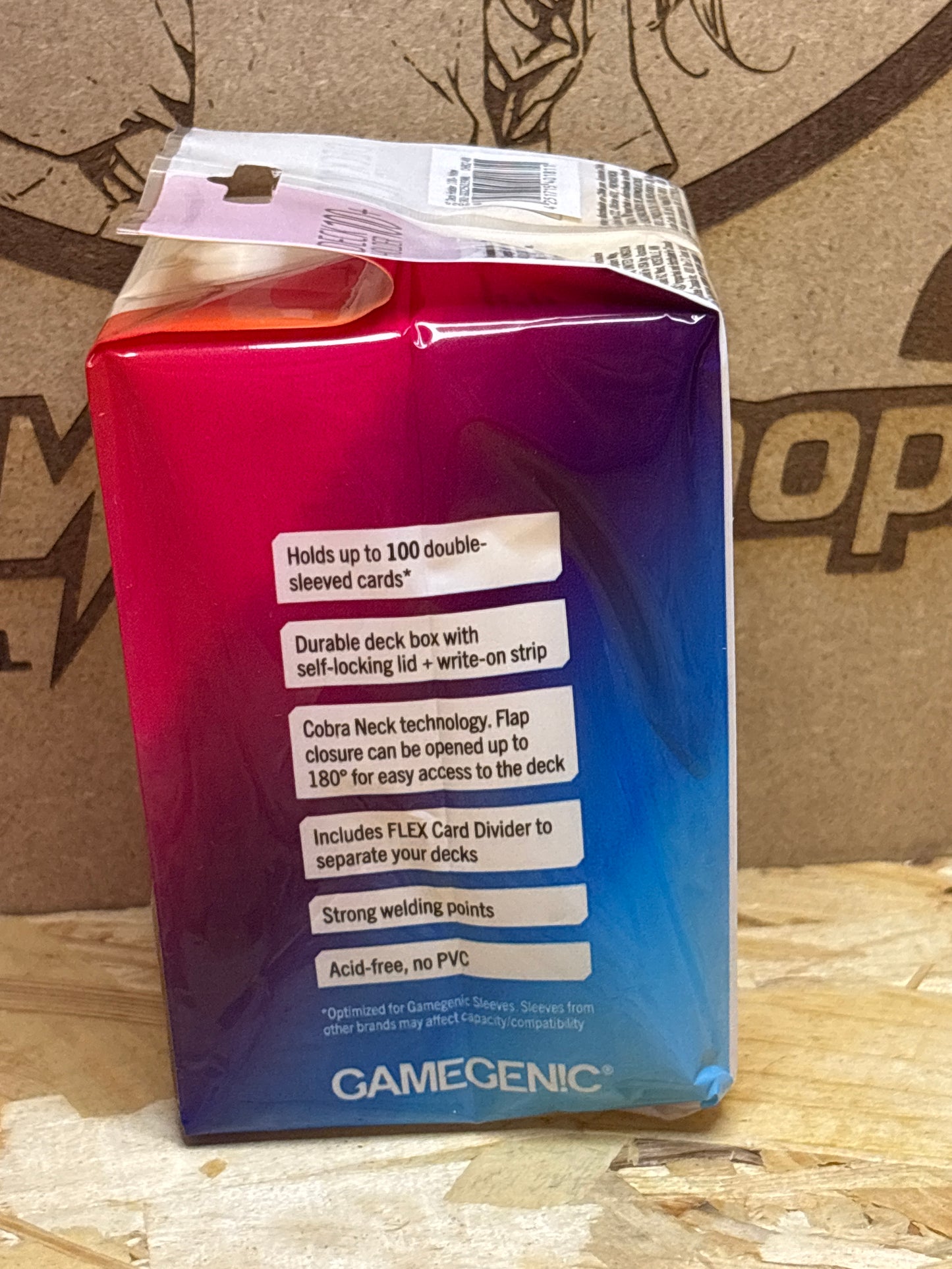 Gamegenic Deck Holder 100+ Yellow con Flex Card Divider – Cod. 1811