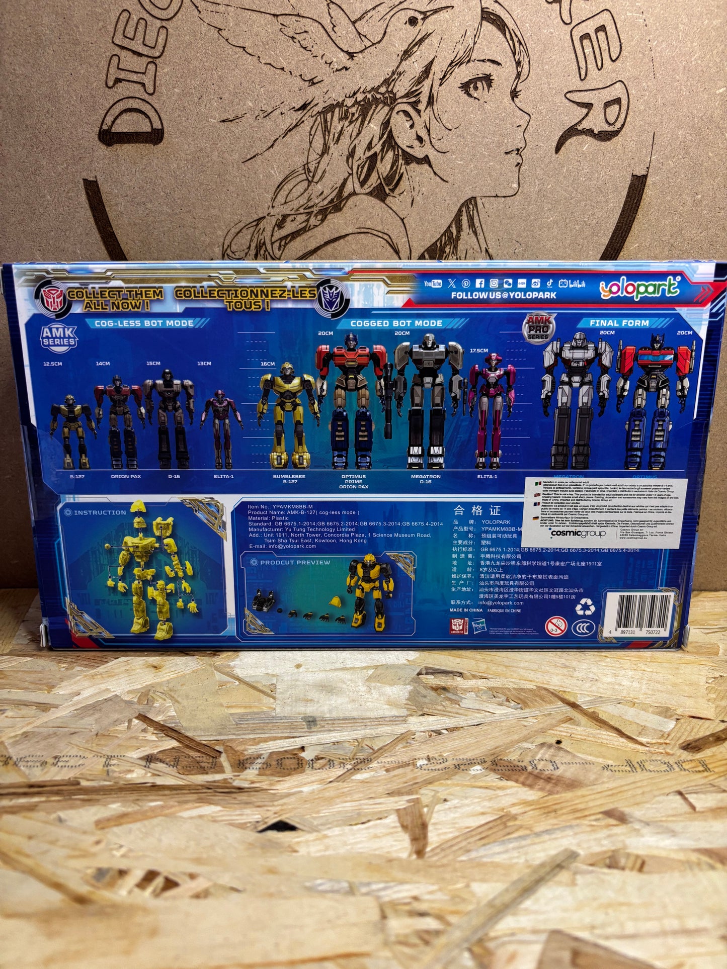 Blokees Transformers One B-127 Cog-Less Bot Mode – Model Kit 12.5 cm cod 750722