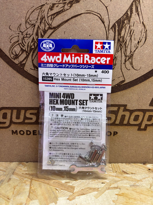 Tamiya Hex Mount Set 10mm 15mm Mini 4WD 15395