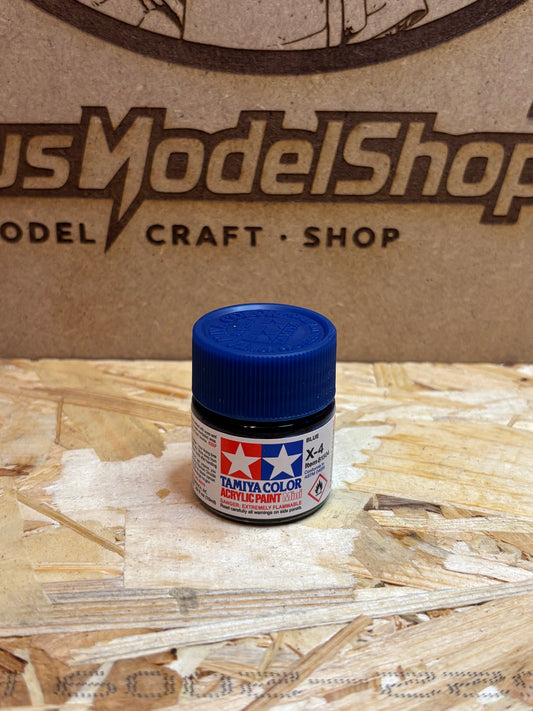 Tamiya Color Acrylic Paint X-4 Blue – 10ml