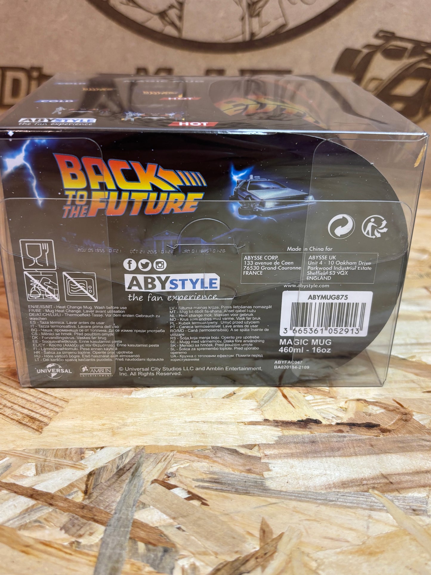 Tazza Magica Back to the Future – Mug Termosensibile DeLorean 2913