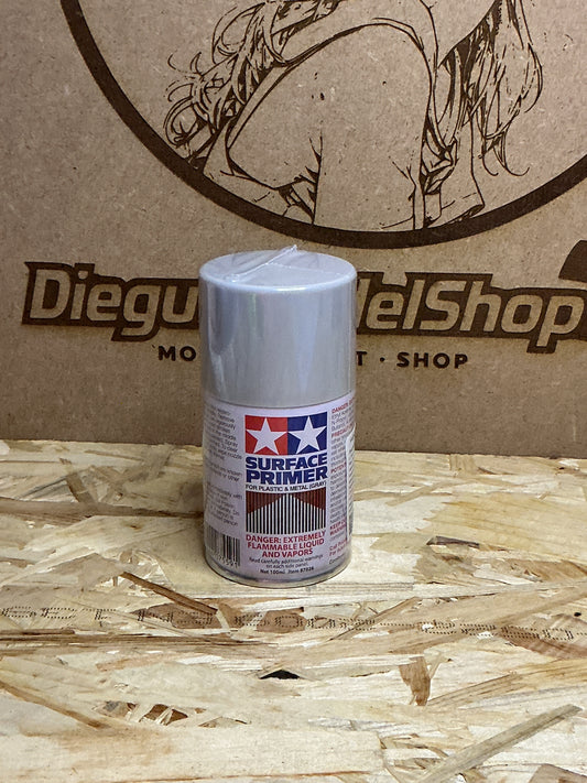 Tamiya Surface Primer Spray 180ml – Primer Grigio per Modellismo TA 87026