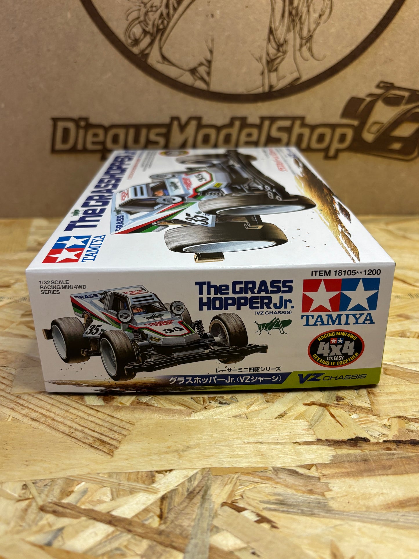 Tamiya The Grasshopper Jr. – Mini 4WD – VZ Chassis ta18105