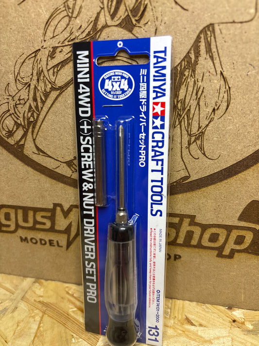 Tamiya Mini 4WD (+) Screw & Nut Driver Set PRO – Cod. 74131 - dettaglio prodotto 2