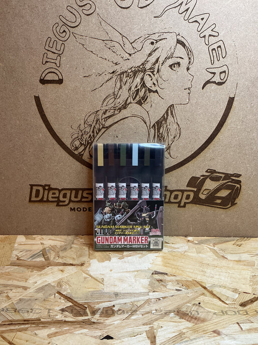 Gundam Marker Set – Pennarelli Modellismo Gunpla Colorazione Dettagli