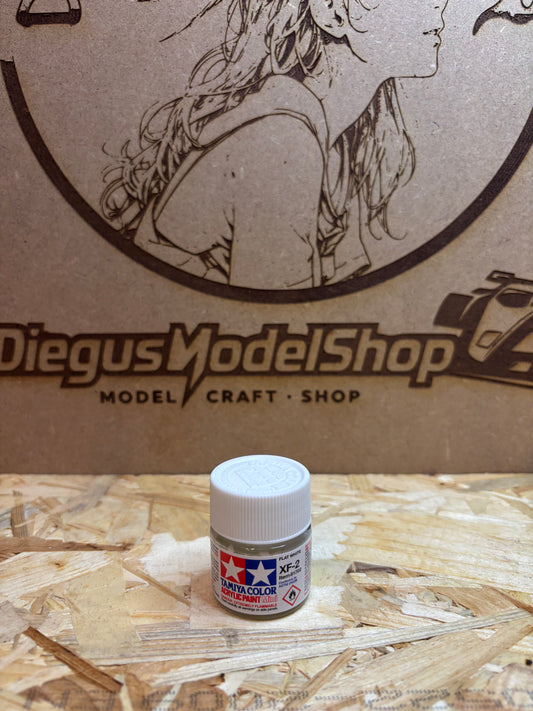 Tamiya Color XF-2 Flat White – Acrilico Opaco XF 2 10ml