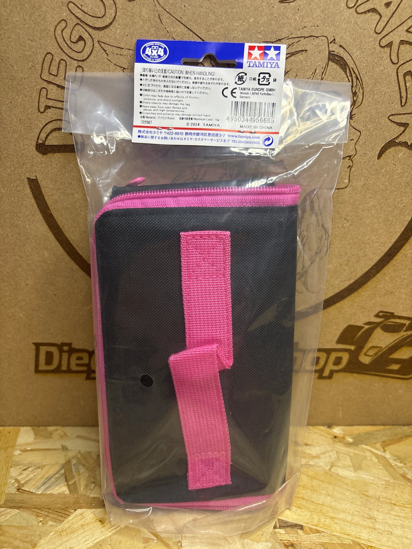 Tamiya Fully Cowled Mini 4WD Compact Bag (Black) – Cod. 95668