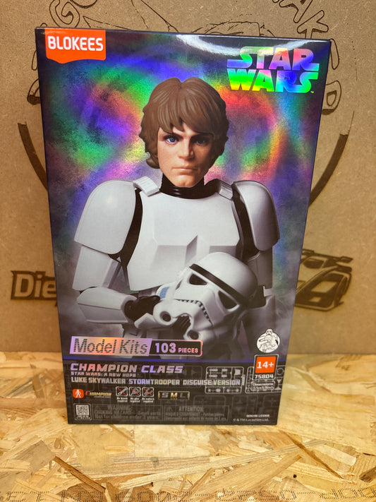 Blokees Star Wars Luke Skywalker Stormtrooper Disguise Version Champion Class – Cod. 75804 - immagine prodotto